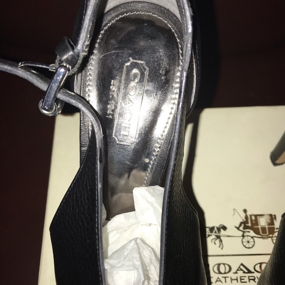 Coach Peep Toe Platform Heels - Picture 7 of 10